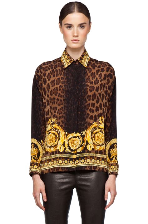 stoffa versace leopardato|Versace for Women .